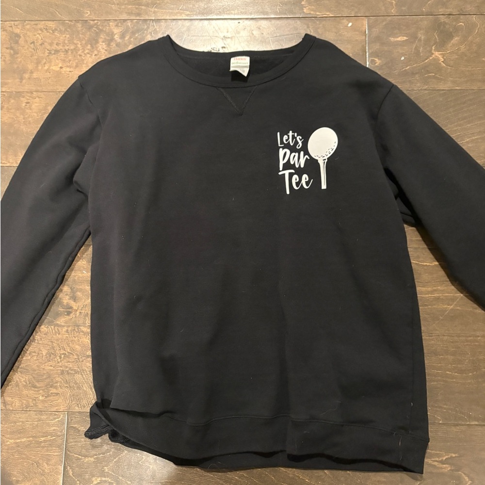 Hanes Black EcoSmart Sweatshirt